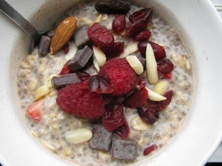 Chia and oatmeal